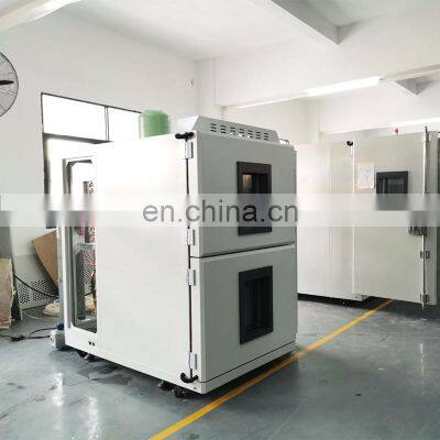 Automatic Battery Pack 2 Zone Type Air to Air Cold Hot Climatic Thermal Shock Test Chamber photo-4
