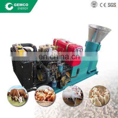 Cheap small home use chicken pig cattle cow dog animal feed pellet making uses poultry feed manufacturing machine