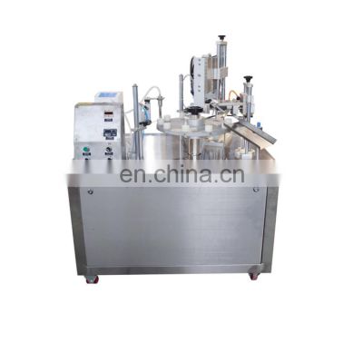 semi automatic ultrasonic plastic tube filling sealing machine