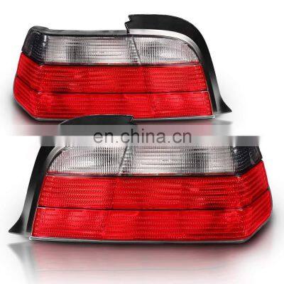 2 Door Coupe Replacement Brake car led taillight Red Smoke Set apply to 92 98 BMW 3 Series E36