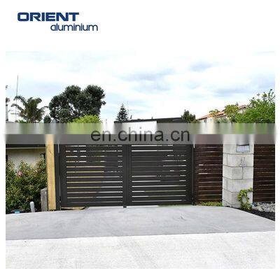 China Manufacturer Aluminum Slat Fence Gate for House Garden
