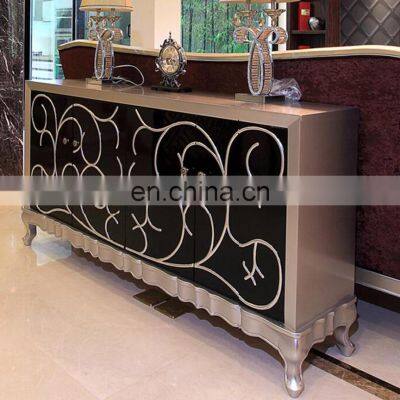 American Classic Style Solid Wood Structure Furniture 6 Chairs Dining Room Table Sets photo-4