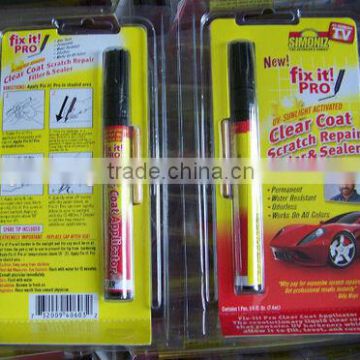 Cheap!car scratch repair pen for car, fix it pro As Seen On TV ,car scratch remover pen