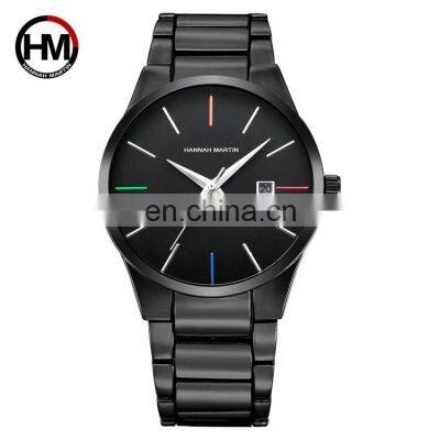 HANNAH MARTIN HM-17552 Men Business Original Brands Watches Stainless Steel Simple Charm Man Brand Watch Custom Logo