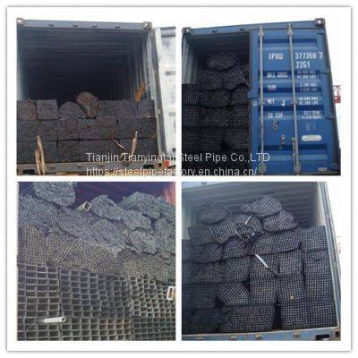 Source Factory Tianjin galvanized pipe price square tube 2 mm galvanized steel pipes