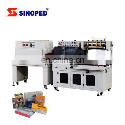 Automatic L Bar Sealer Side Sealing Heat Shrink Wrapping Machine heat tunnel shrink packing machine