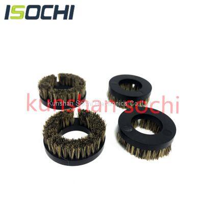 PCB Router Machine Brush Black Cleaning OD 40mm CNC Pressure foot Brush White Handle for Zhitong/Tianqi Machine