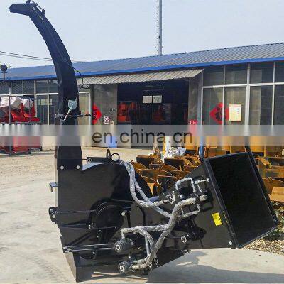 Forestry Machinery Whole Tree Chipper Wc-6 Wc-8 25hp 40hp 50hp to 100hp Mobile Self Feeding Pto Wood Chipper for Tractor Machine photo-3