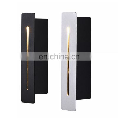 Indoor Outdoor Square Rectangular Hallway Recessed Foot Stair Wall Lamp Deck Staircase Step Lamp