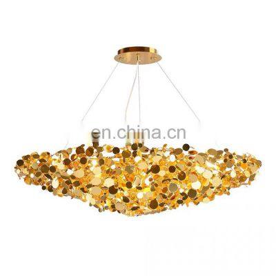 Luxury nordic pendant lamp living room light ceiling lamp chandelier for retail shop and bar