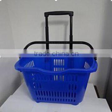 Hot Sale Plastic Material Carry Collapsible Shopping Basket