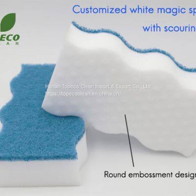 Factory Price Stain Remover Cleaning Magic Melamine Sponge Wholesale Melamine Foam Sponge Magic Eraser High Density photo-2