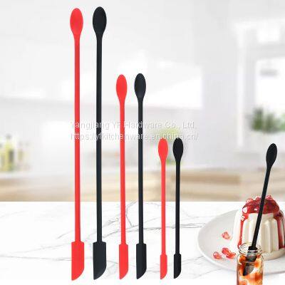 AMAZON SALES SILICONE KITCHEN ACCESSORIES KITCHEN UTENSILS BAKING TOOLS MINI JAM SPATULA MULTI-FUNCTION SILICONE SCRAPER SPATULA