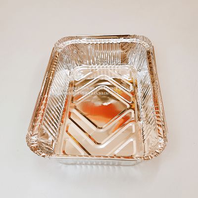 850ml Rectangular Aluminum Foil Barbecue Baking Container