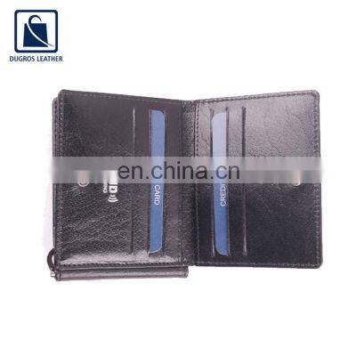 Unique Design Eye Catching Look RFID Feature Genuine Leather Wallet Manufacturer