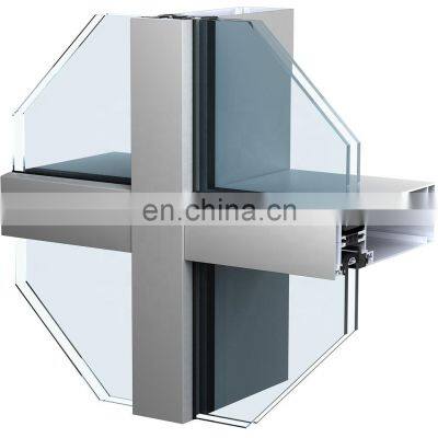 Superhouse City Center High Level Curtain Wall Window Wall Screen Aluminum Tempered Glass Door Window