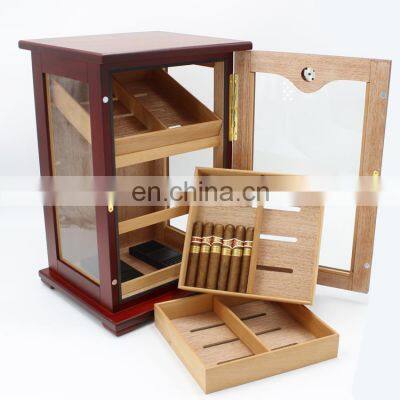 Популярный испанский кедровый деревянный гигрометр, кальянный увлажнитель, витрина для сигар, шкаф для сигар с ящиком photo-2