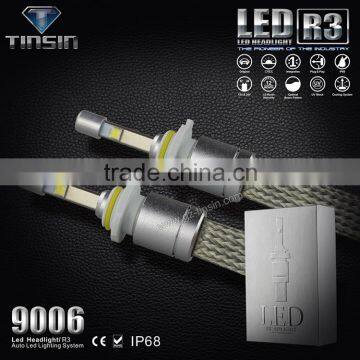 Rockets Latest 9600LM 80W Super White XHP-50 LED Headlights Kit 6000K High or Low Beam Bulb (9006)