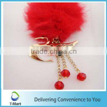 Red Lovely High-Heel Key Chain Pendant design for bags, clothings, belts and all decoration