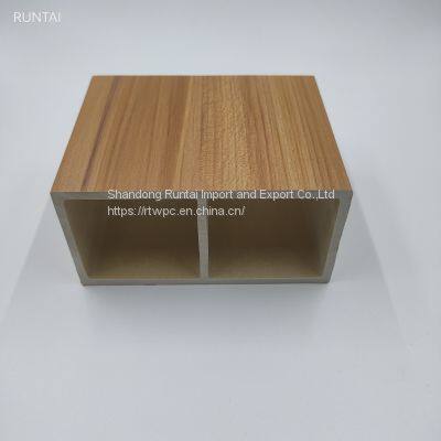 WPC Hollow Wood Tube for Home decoration Wpc Square Tube 100-50mm