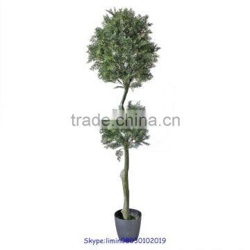 real wood material artificial tree /artificial bonsai tree/artificial cypress tree