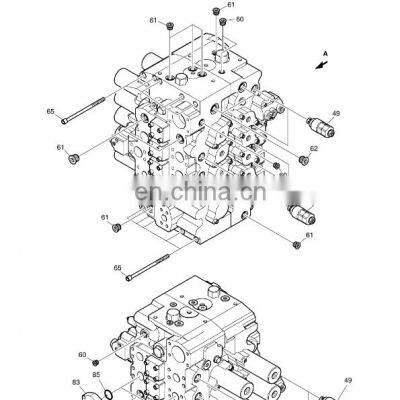 K1005095A 400915-00874 DX420LC DX420LCA Main Control Valve