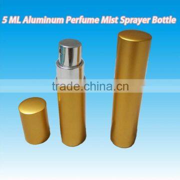 Aluminum eiffel body shape Perfume Mist Sprayer Bottle with sprayer