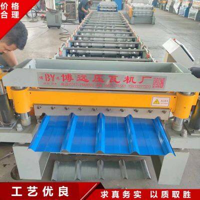 840 colored steel roll forming machine Color steel plate tile press machine