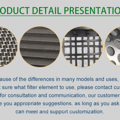 Filter Tube Stainless Perforated Metal Filter,quality Stainless Steel Strainer Tube Filter .Stainless Steel Tube Filter Oil Mesh Filter photo-4