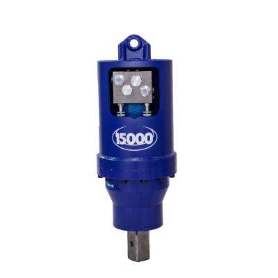 Tree Planting ZX-8000 Drilling Equipment Flexibility 1000mm Excavator Rotary Drilling Attachment