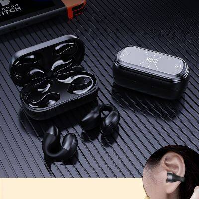 OEM S03 Pro Wireless Headphones Bone Conduction Earring Type Sports Clip Ear TWS 5.3BT Compatible Earphone For SmartPhone