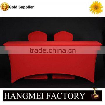 Spandex Table Cloth Polyester Banquet Wedding Cheap Table Cloth photo-3