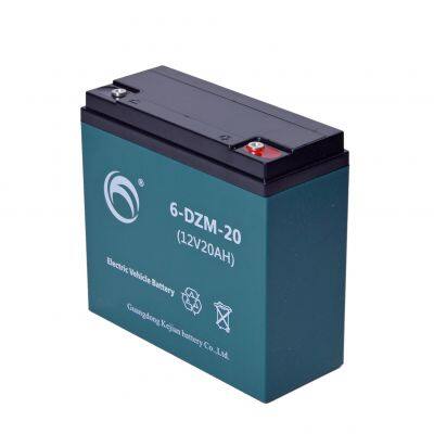 Deep Cycle 12V20Ah 6 DZM 20 Rechargeable MF Charged Sealed AGM GEL Lead Acid Batteries for Electric Motorcycle