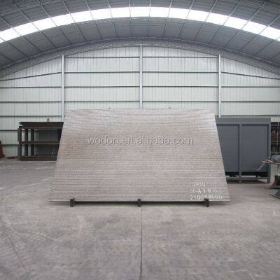 Wodon A36 Steel Plate Super Wear-Resistant Chromium Carbide Overlay Coil Type Cutting Processing Services Meeting ANSI BS