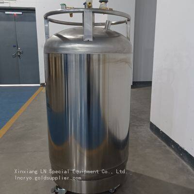 Self Pressurized Tank YDZ-200 High-quality Laboratory Stainless Steel Liquid Nitrogen Tank photo-5