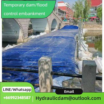 Reusable, environmentally friendly temporary cofferdam and durable flood control embankment supply