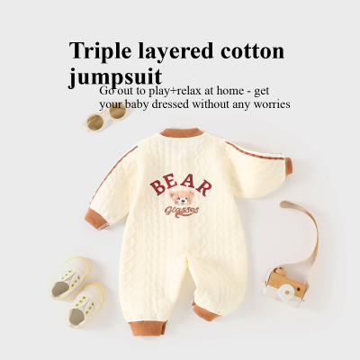 Newborn Baby Clothes Kids Romper Long Sleeve Climb Crawl Suit Children's Pajama Onesie Jumpsuit photo-2