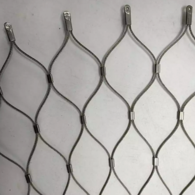 Stainless Steel Rope Mesh Compatible With Standard Mounting Hardware for Versatile Fencing Systems