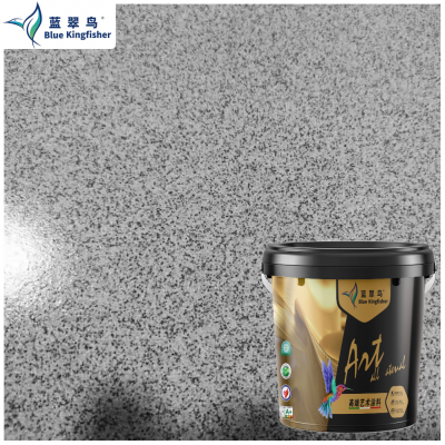 Chinese Blue Kingfisher epoxy floor paint factory， apply for civil decoration and can be customized