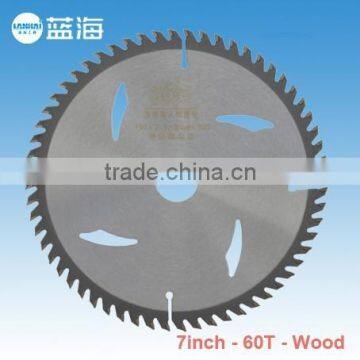 180mm tct cutting saw blade for wood