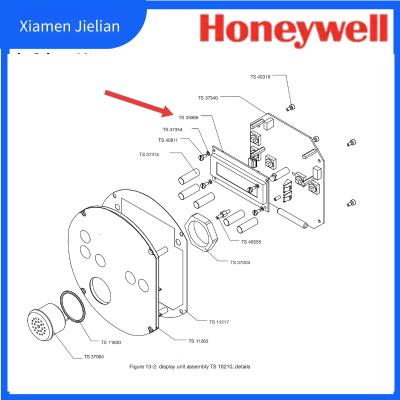 ts 35069 Lcd 1x8 Alphanumeric Assembly Kit (1×8 Character Alphanumeric Liquid Crystal Display Component) Special for Honeywell/uti photo-4