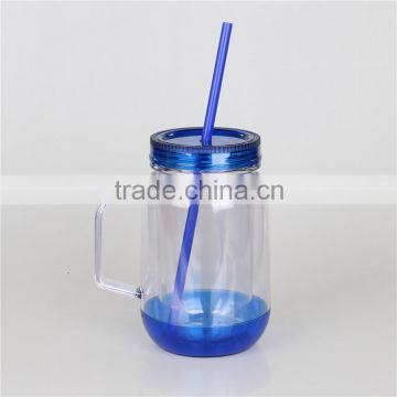 Wholesale 16oz BPA Free Drink Tumbler Straw Cup Meson Jar