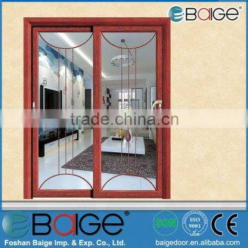 BG-AW9167 Hot steel interior aluminum sliding shower doors