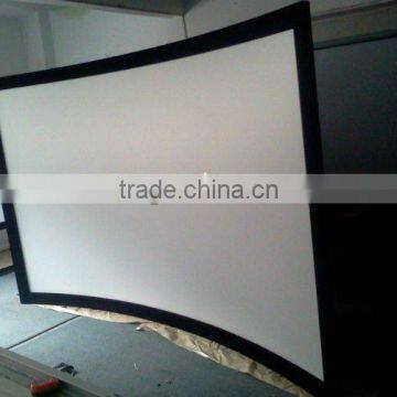 frame projection screen/silver screen fabric/fixed frame screen/curved frame screen/fast fold screen