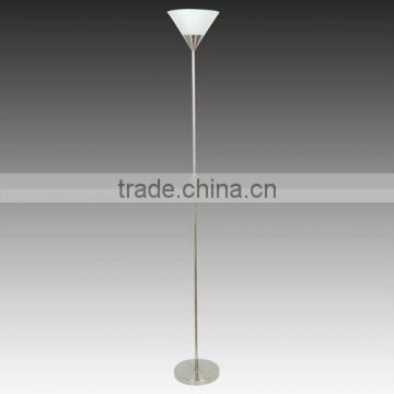 Glass Fluorescent Floor Lamp