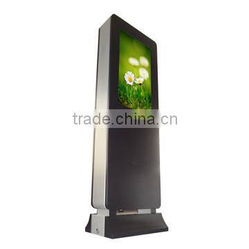 outdoor stand alone products lcd stand 55 usb flash driver usb media floor stand greeting card displays