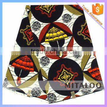 Mitaloo Real Wax Printed Fabric Nigeria Fabric For Men Women MH3010