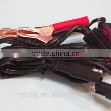 30A Battery Clamp SAE Plug Battery Tender Power Cable Connector photo-3