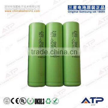 bulk cheap original samsung sdi inr18650-15L 3.6V lithium ion battery