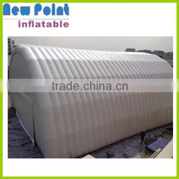 popular cheap china nylon or PVC white inflatable giant tunnel tent